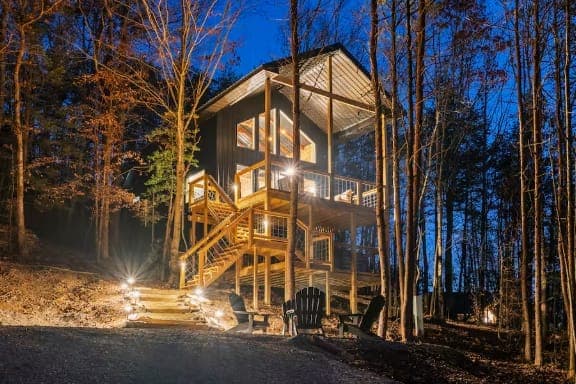 The Maverick cabin exterior