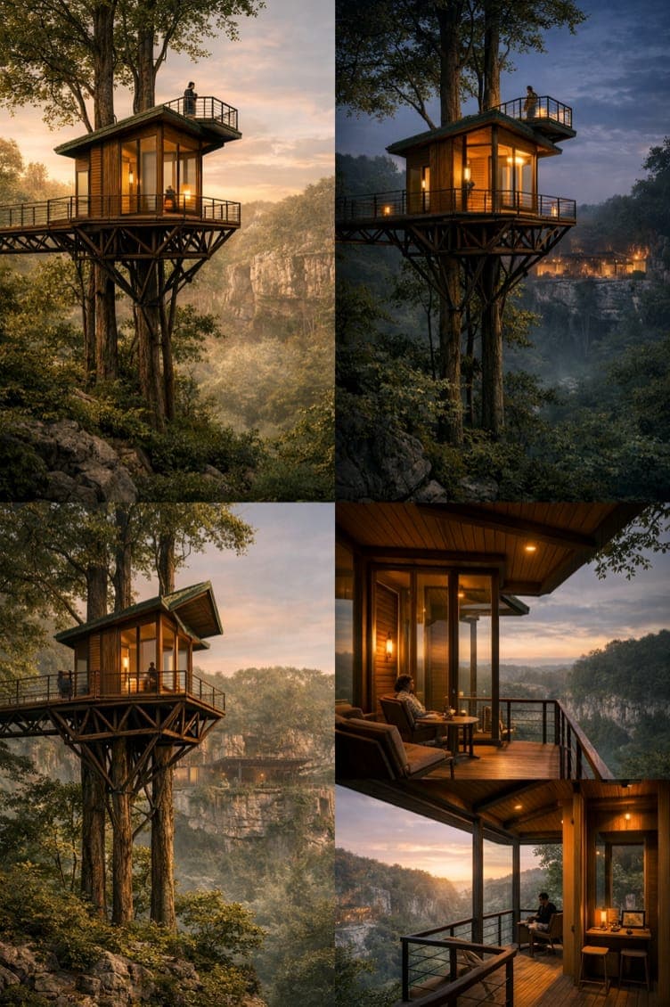 Treehouse concept rendering